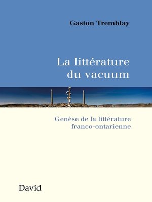 cover image of La littérature du vacuum